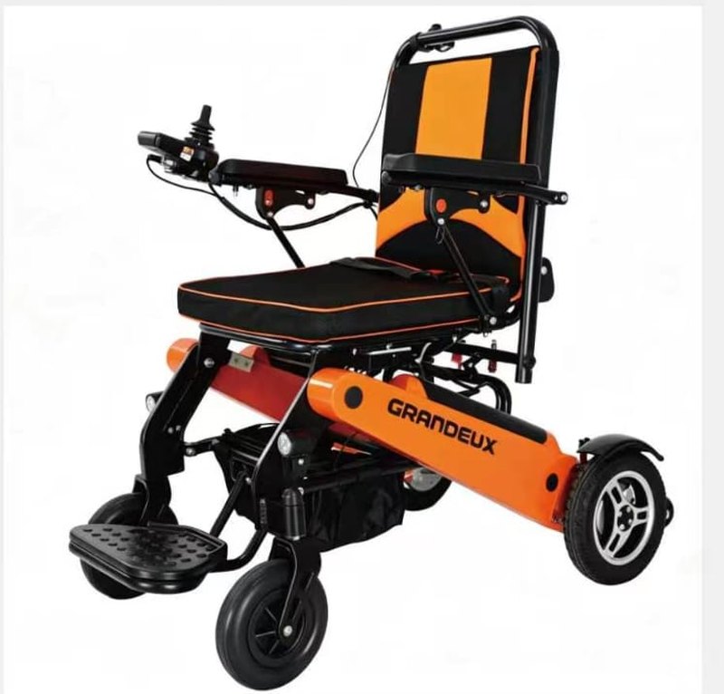 QDWP-A01 electric wheelchair, orange frame